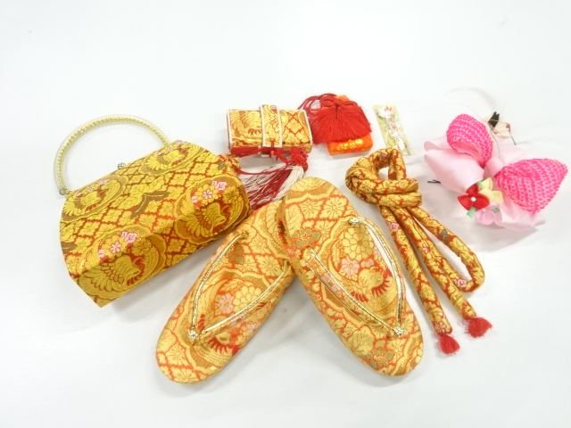 おき宗 和装 バッグ草履セット 未使用品 宗 sou::お茶道具・着物の